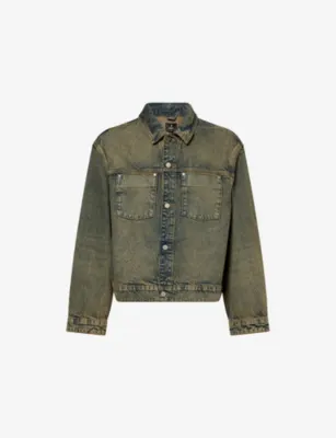 REPRESENT Collared Denim Trucker Jacket