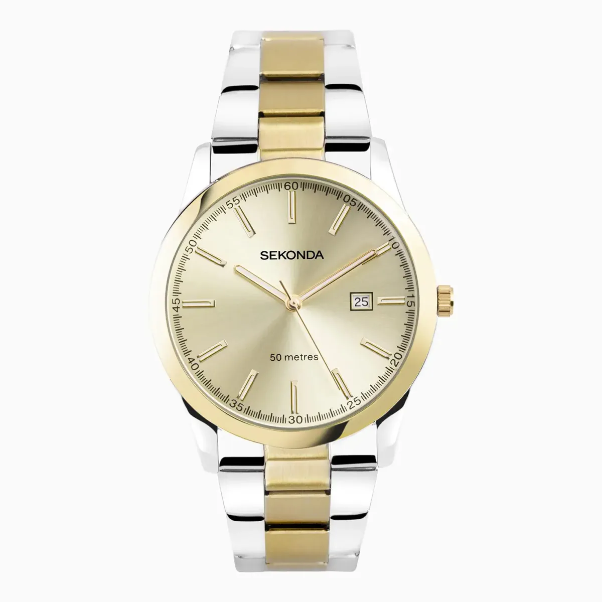 Sekonda Taylor 41mm Mens Watch Champagne