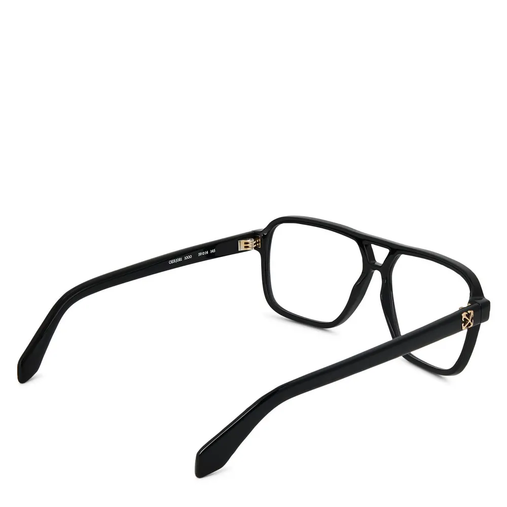 Off White Off Eyewear Style 81 99 in Black, additional product view 2