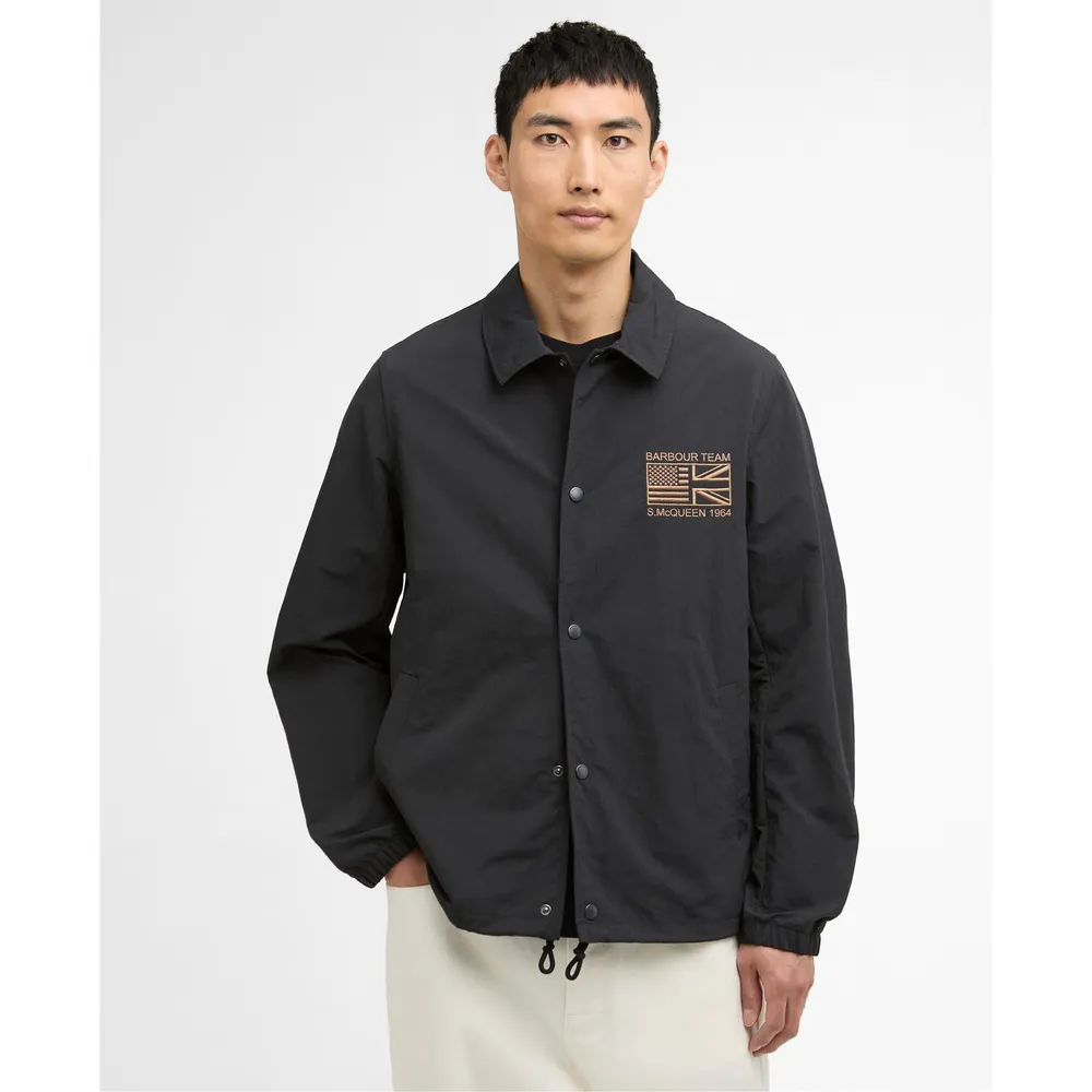 Barbour International Mens Coach Casual Jacket detail 2