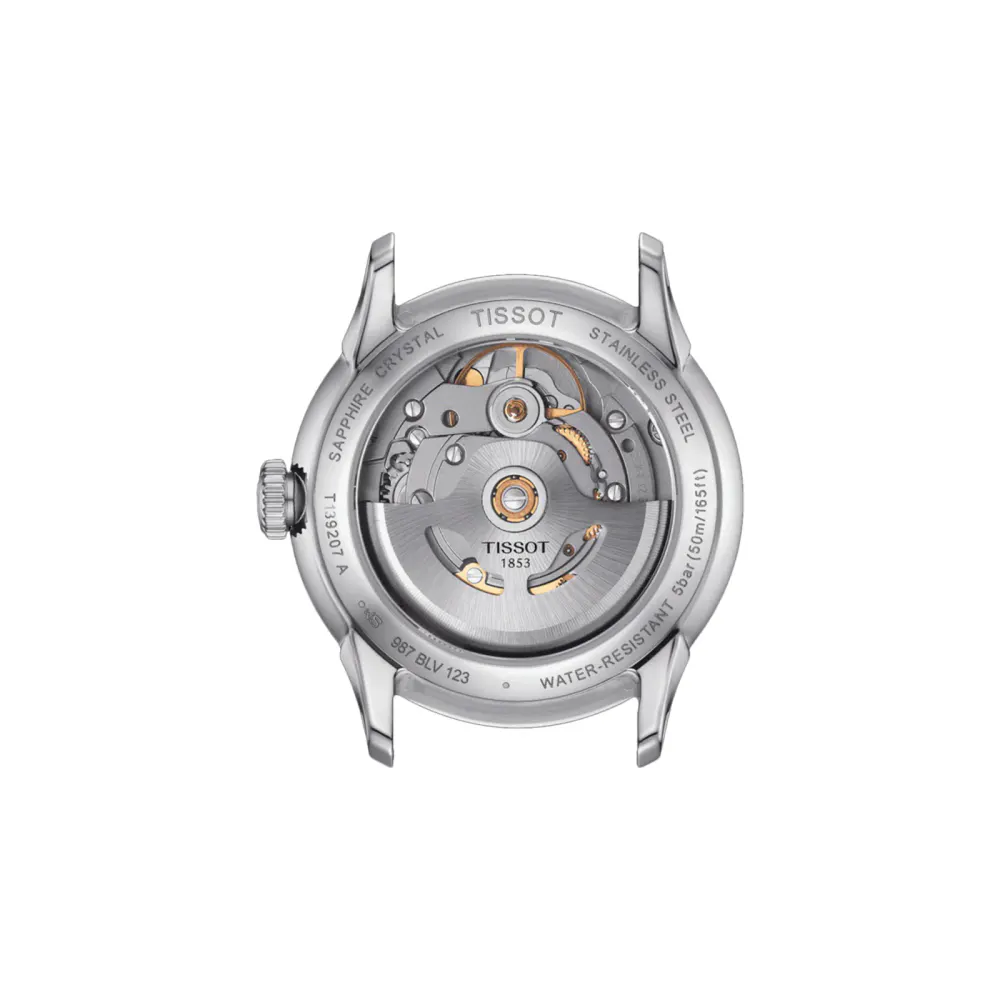 Tissot Chemin Des Tourelles Powermatic 80 34mm Mens Watch Blue in Blue, additional product view 3