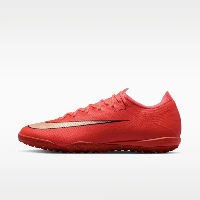 Nike Mercurial Vapor 17 Pro Turf Low-Top Football Shoes - Bright Crimson/Blur