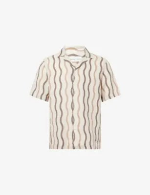 FRESCOBOL CARIOCA Roberto Striped Linen Shirt