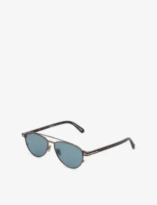 TOM FORD Anthony Metal Aviator Sunglasses detail 3
