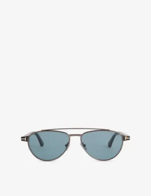 TOM FORD Anthony Metal Aviator Sunglasses
