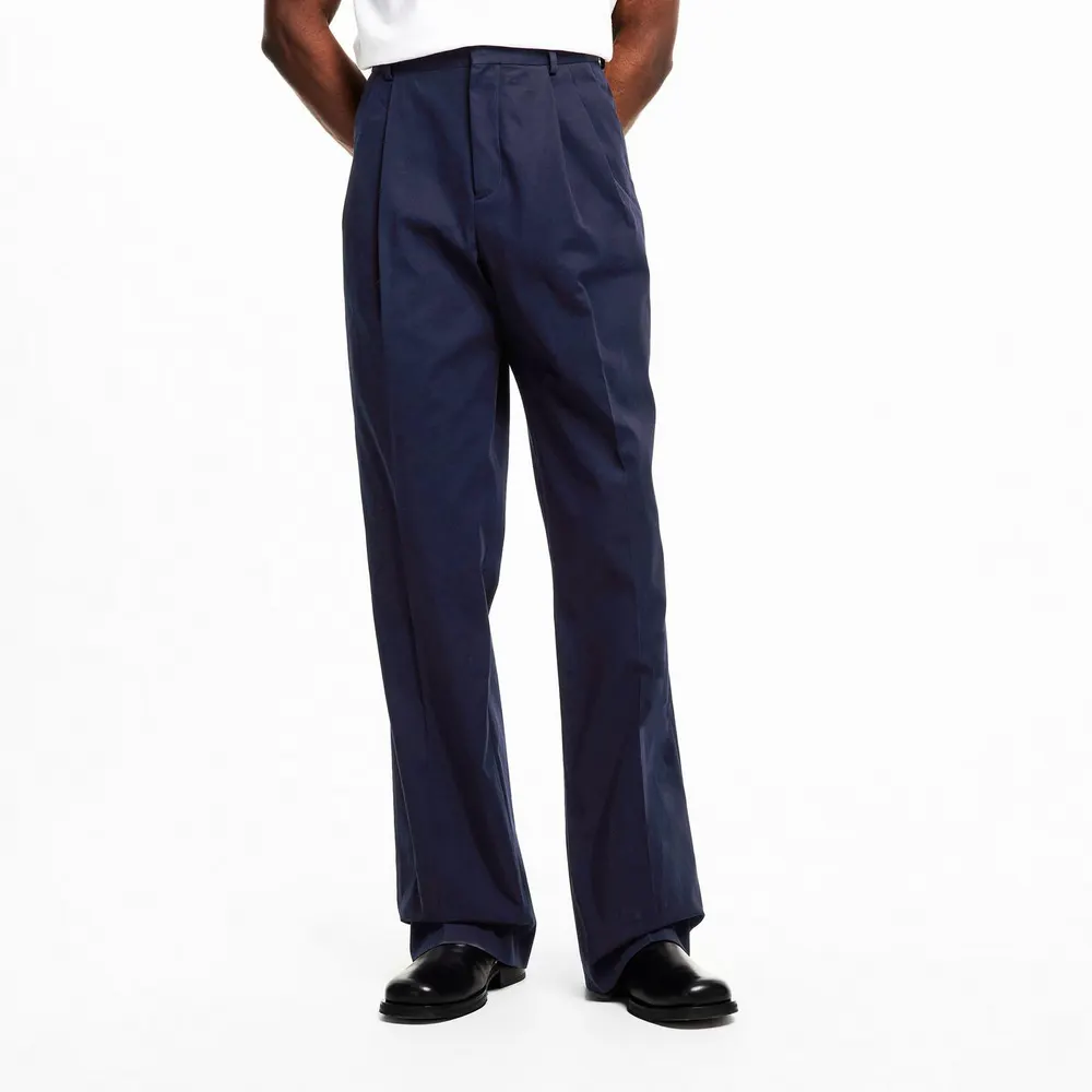Balmain Men's Twill Straight Leg Trousers detail 3