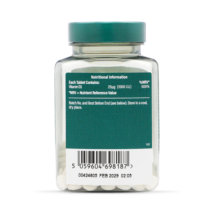 For Him Vitamin D 1000 I.U 25ug 120 Tablets, additional product view 2
