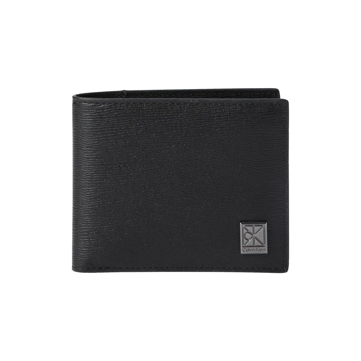 Calvin Klein Emblem Logo Leather Billfold Wallet