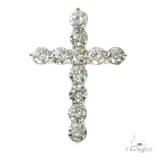 RINA - For Him CUSTOM 18K Gold Diamond Cross 67501 in Rose Gold – Pendant