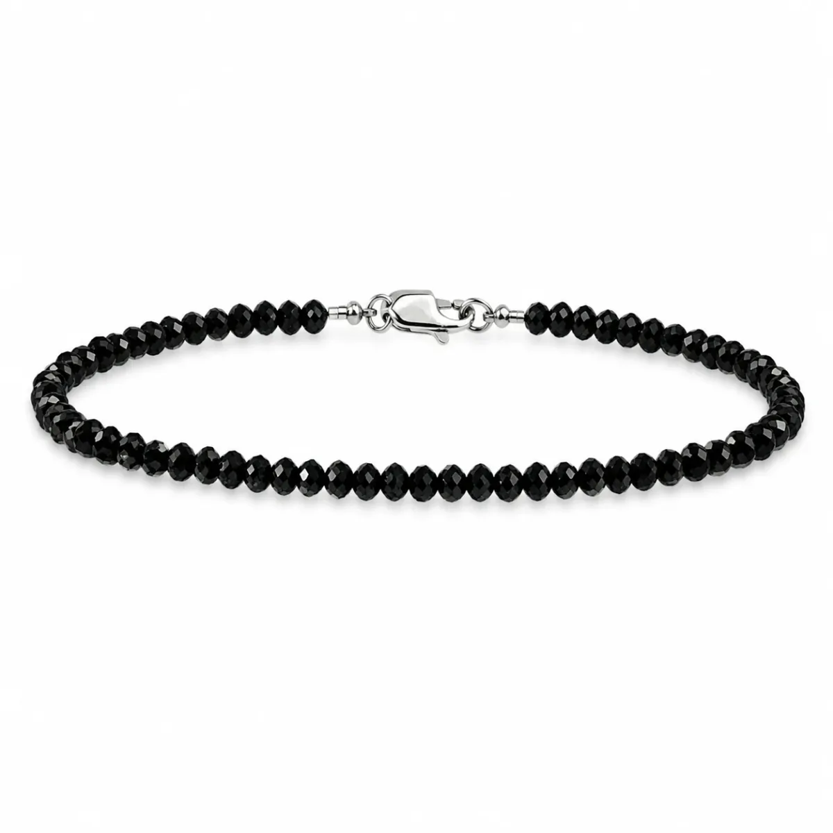 AHMED - MOON JEWELRY Black Diamond Beaded Bracelet 71230 in Black – Bracelet