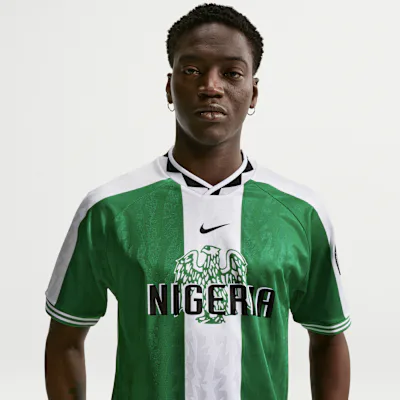 Nike Nigeria 1996 Reissue Men's Nike Dri-FIT Football Replica Jersey - Court Green/White/Black in Court Green/White/Black – Nike men's and unisex