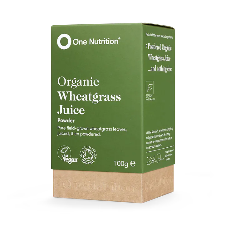 One Nutrition Organic Wheat Grass Juice Caps 500mg - 90's detail 2