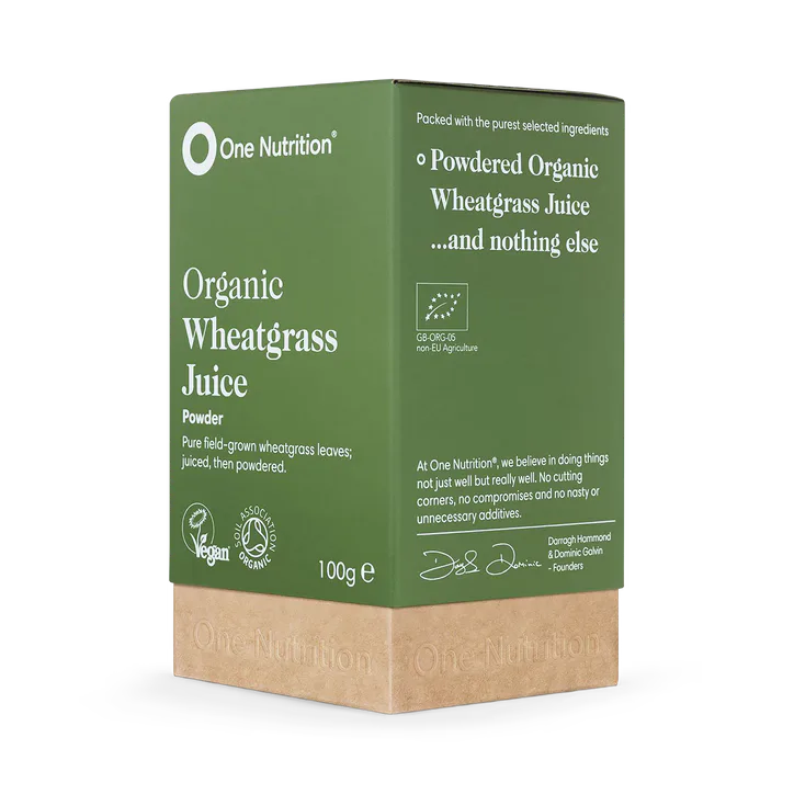 One Nutrition Organic Wheat Grass Juice Caps 500mg - 90's detail 3