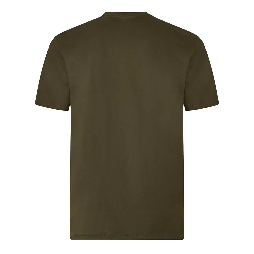 Emporio Armani Men's Cotton Crew-Neck Short-Sleeve T-Shirt detail 2