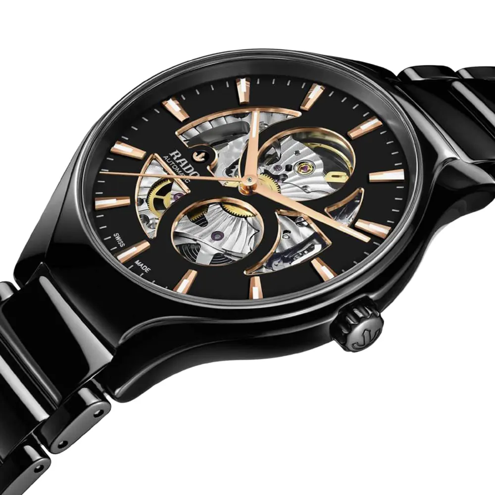 Rado True Round Automatic Open Heart 40mm Mens Watch in Skeleton, additional product view 2