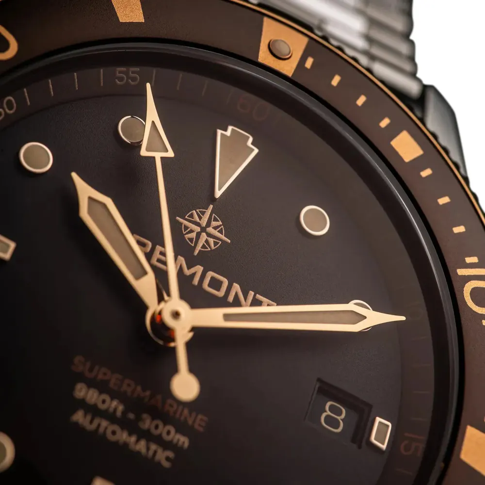 Bremont Supermarine 300M Date 40mm Mens Watch Brown in Brown, additional product view 3