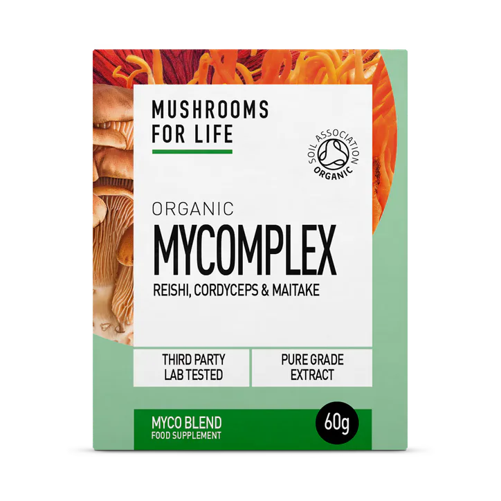 Mushrooms For Life Organic Mycomplex Myco Blend Powder 60g