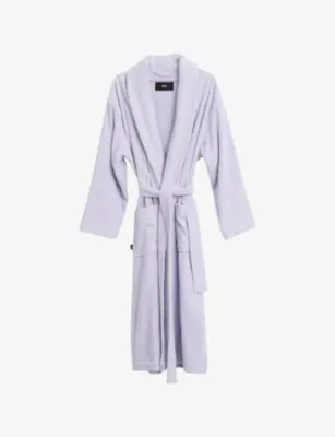 HAY Mono Terry-Cotton Bathrobe S/M - STEEL BLUE - S/M