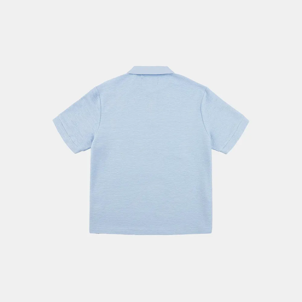 Prevu Men's Ottoman Short Sleeve Polo Shirt detail 2