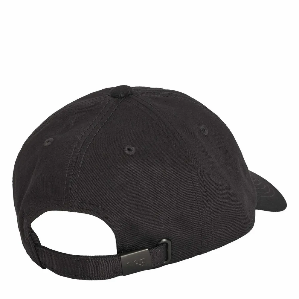 Y3 Liquid Logo Cap in Black, additional product view 2