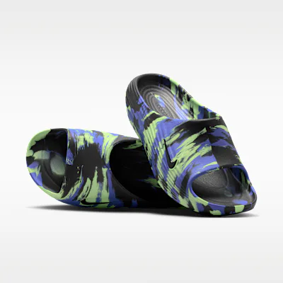 Nike ReactX Rejuven8 SE Men's Slides - Black/Lime Blast/Sapphire/Black