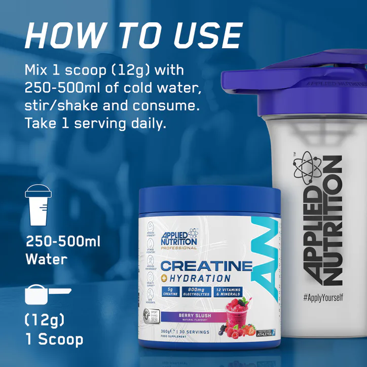 Applied Nutrition Creatine+ Hydration Powder Berry 300g detail 3