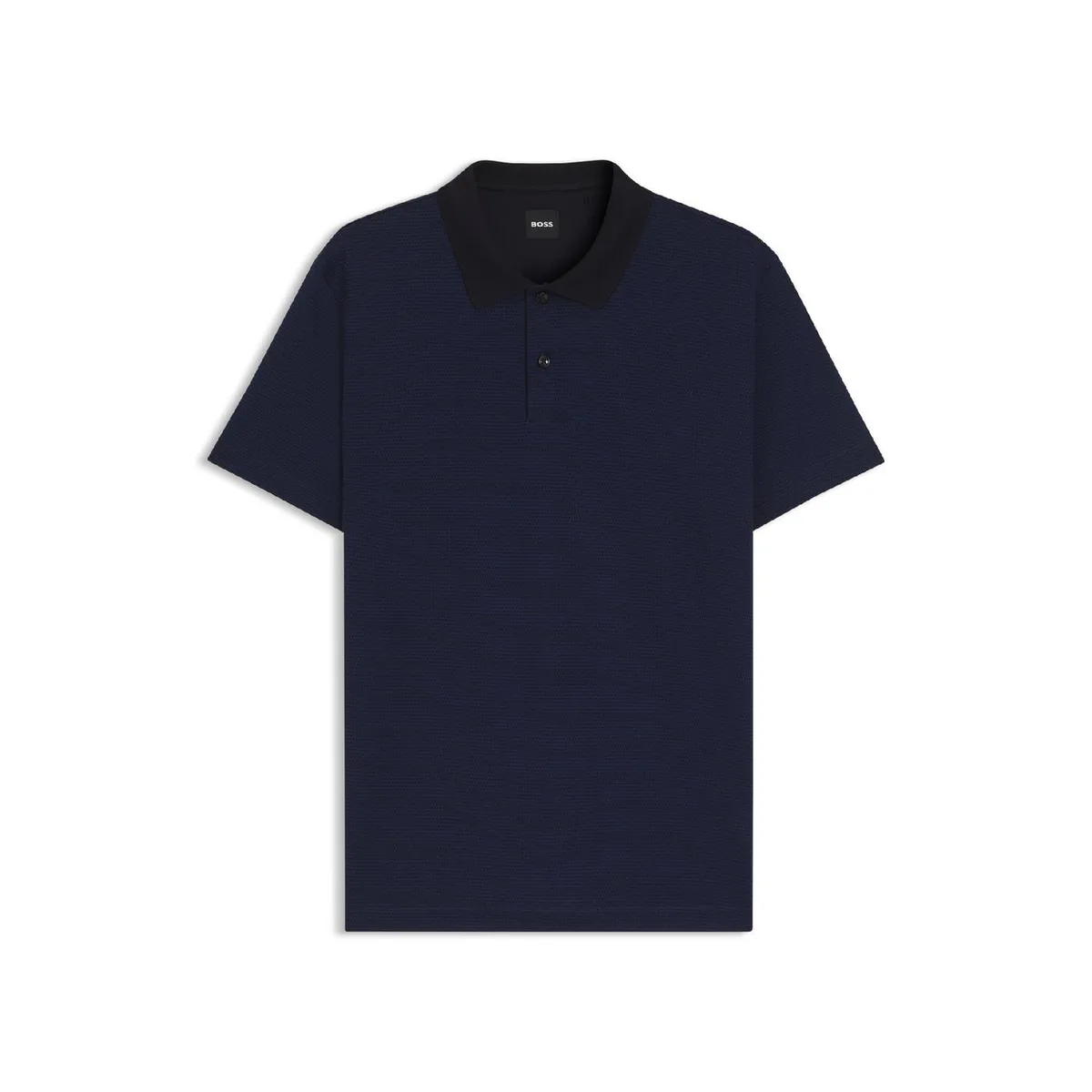 Boss Mens BOSS Short Sleeve Polo Shirt with Ribbed Collar (C Parlay)