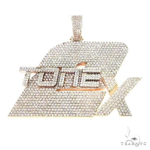 RINA - For Him CUSTOM Custom Made Diamond Pendant 67185 in Rose Gold – Pendant