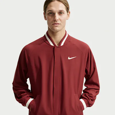 Nike NikeCourt Slam Men's Dri-FIT Tennis Jacket - Team Red/Pale Ivory/Pale Ivory