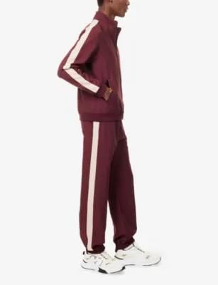 VALENTINO GARAVANI VLogo Stripe-Trim Woven Track Trousers detail 2