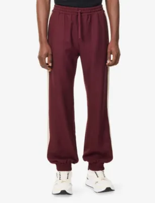 VALENTINO GARAVANI VLogo Stripe-Trim Woven Track Trousers detail 3