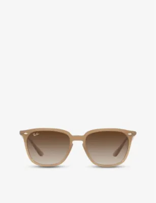 RAY-BAN RB4362 square-frame acetate sunglasses