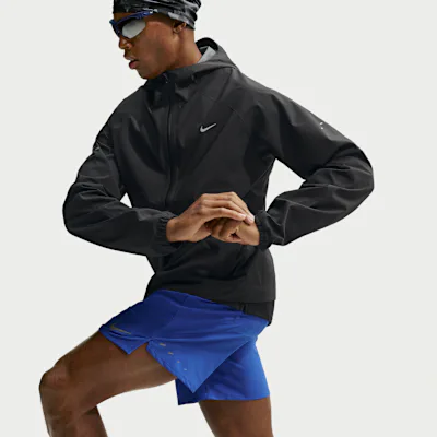 Nike Stride Men's Storm-FIT ADV Waterproof Running Jacket - Black