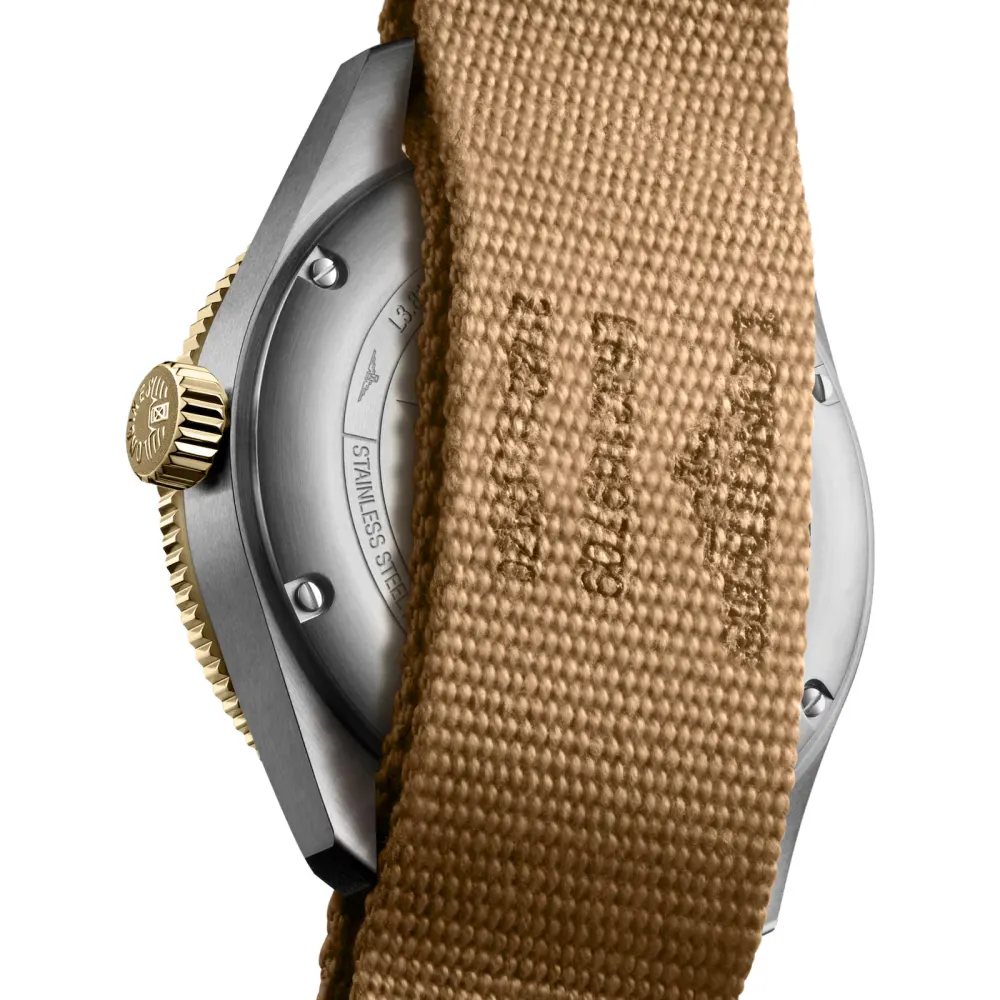 Longines Spirit Zulu Time 42mm Mens Watch Black detail 3