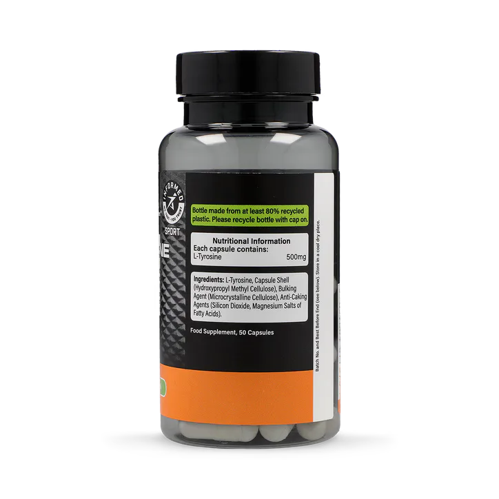 Precision Engineered L-Tyrosine 500mg 50 Capsules detail 2