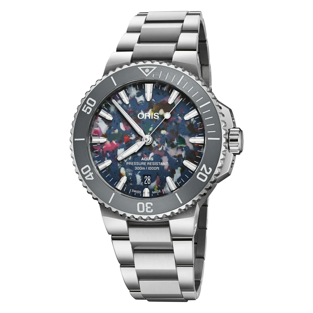 Oris Aquis Date Upcycle 41.5mm Mens Watch