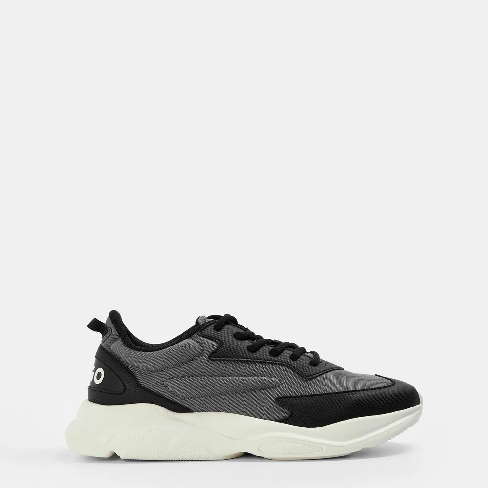 Hugo Men's Leon Runners in Grey 010 – Footwear