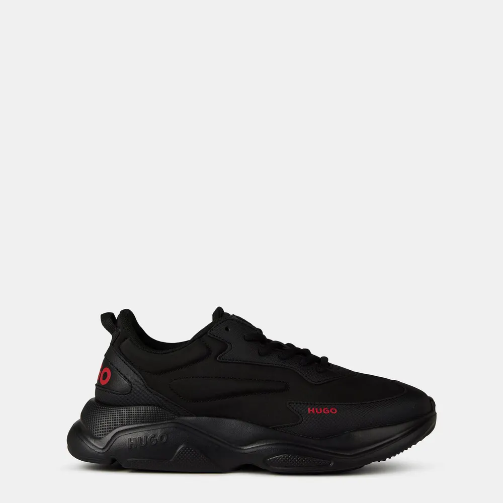 Hugo Men's Leon Runners in Black – Footwear