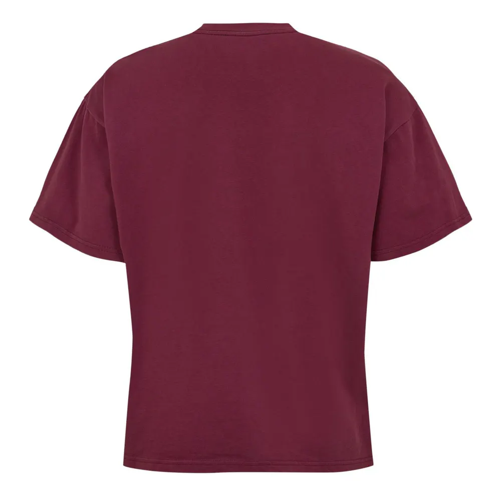 Slazenger Off-Court Off-Court Men’s Albert Tee in Burgundy, additional product view 2