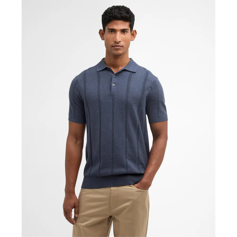 Barbour Mens Wellburn Polo detail 2