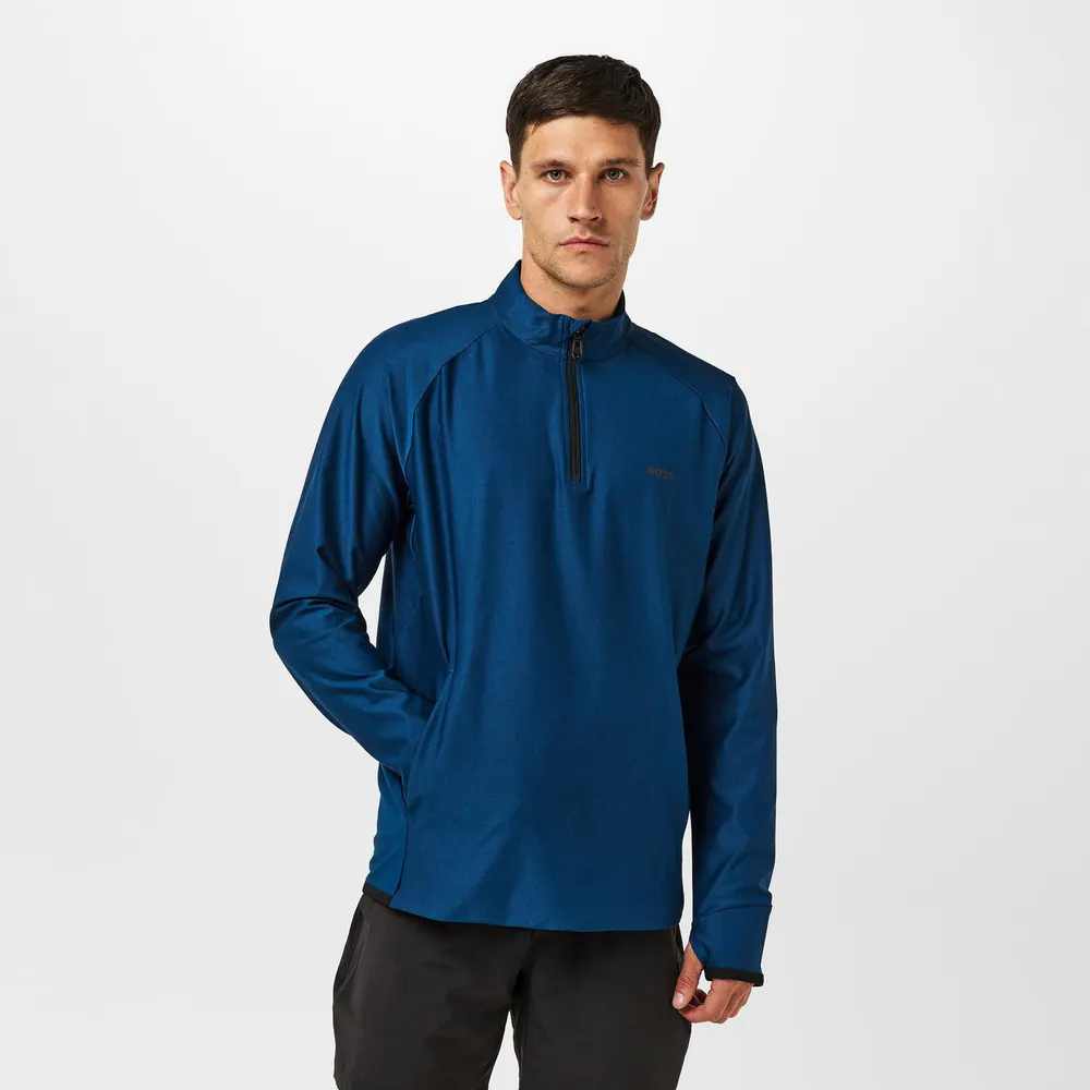 Boss Men's Active 1/4 Zip Fleece detail 3