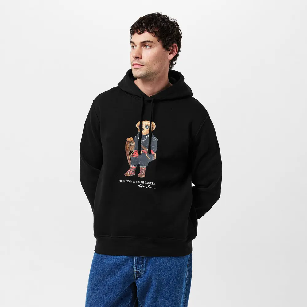 Polo Ralph Lauren Men's Ski Bear Embroidered Casual Fit Hoodie detail 3