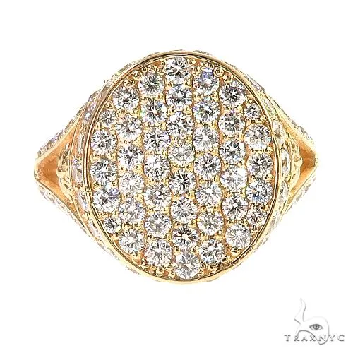 RINA - For Him CUSTOM 18K Gold Custom Made Diamond Ring 67056 in Rose Gold / 10 – Ring