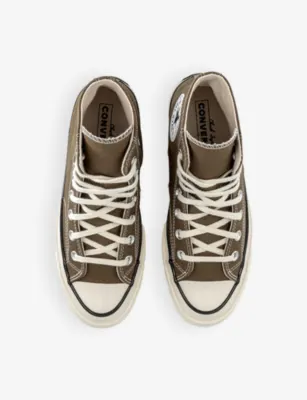 CONVERSE All Star Hi 70 S Canvas Trainers - 11 in BOG DOWN EGRET BLACK, additional product view 2