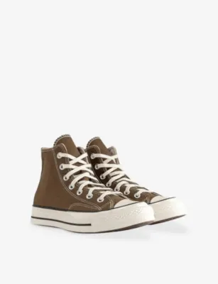 CONVERSE All Star Hi 70 S Canvas Trainers - 11 in BOG DOWN EGRET BLACK, additional product view 3