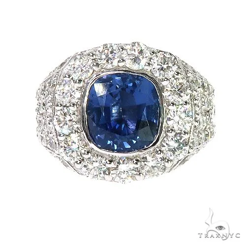 RINA - For Him CUSTOM One of One Sapphire Diamond Ring 67268