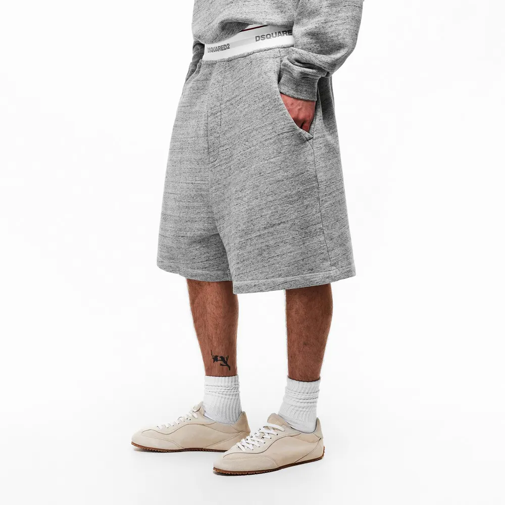 DSquared2 Men's Fleece Jogger Shorts detail 3