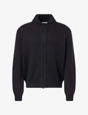 THE ROW Buffalo Zip-Up Wool-Blend Jumper