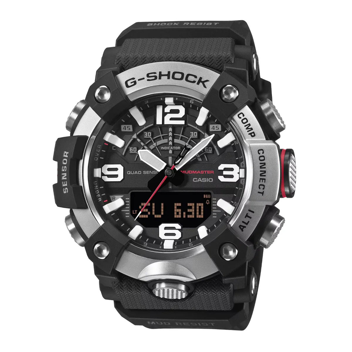 Casio G-SHOCK Master Of G-Land Mudmaster Stainless Steel 51.3mm Mens Watch Black