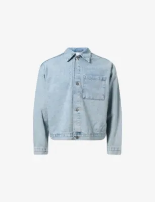MKI MIYUKI-ZOKU Oversized Twisted-Weave Denim Jacket